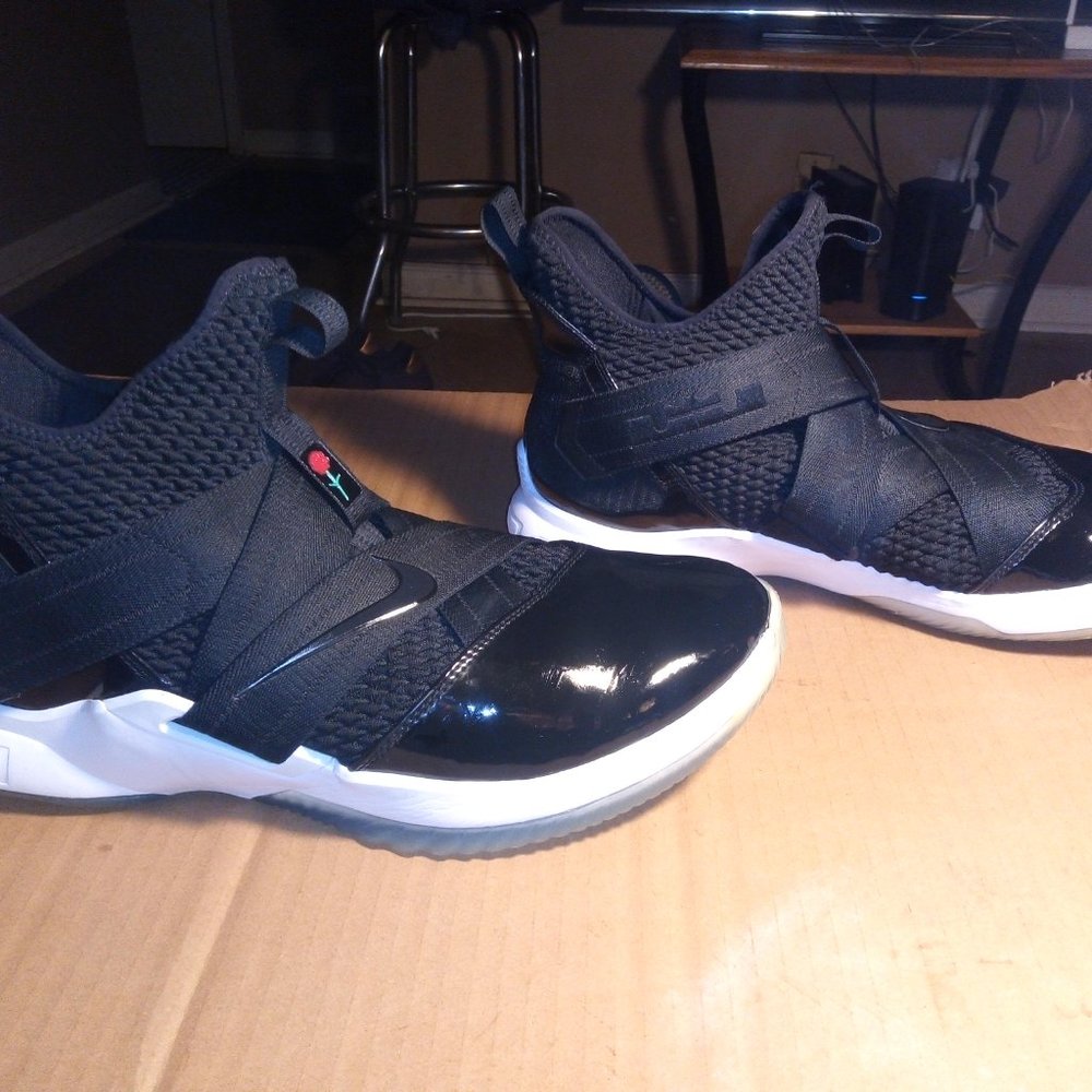 Nike LeBron Soldier 12 SFG 'Black' Mens Sneakerssize 14